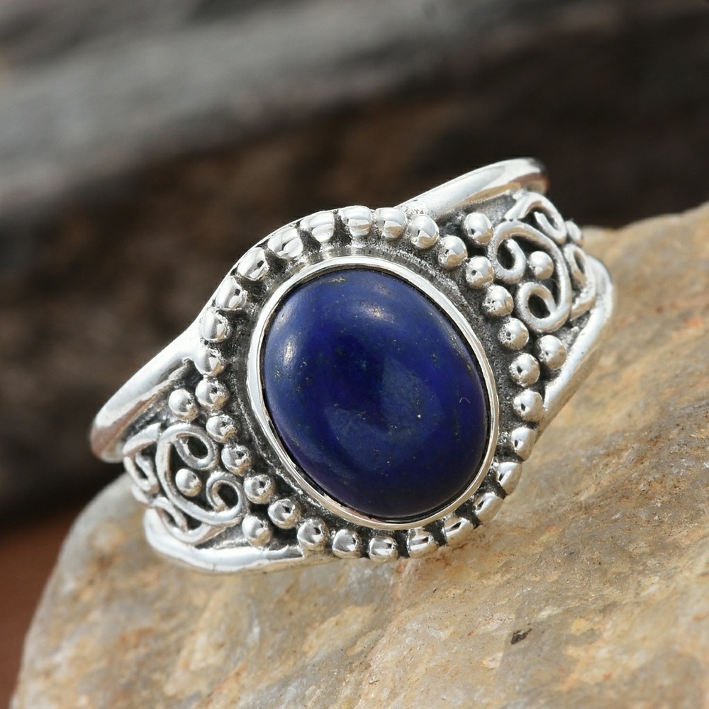 👩‍🌸NWT ARTISAN LAPIS LAZULI STERLING SILVER RING